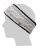Fleece lined headband - cable - Marl grey