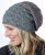 Fjord slouch - mid grey/pale heather