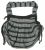 Large Striped Slouch Bag - Grey