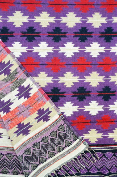 Maltese - Blanket/shawl - Berry multi coloured
