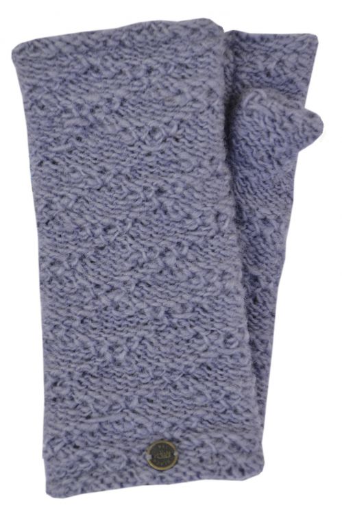 Fleece lined - textured - wristwarmers - allure
