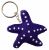 Felt - Keyring - Starfish - Purple