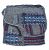 Large Aztec Gheri Cotton Saddle Bag - Grey
