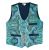 Cotton - Patterned waistcoat - green