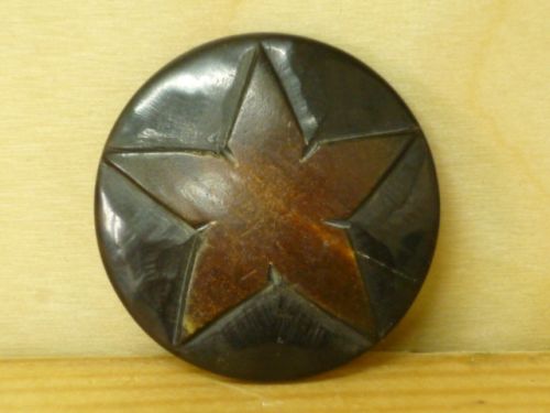 Hand worked - Dark star - Round Button