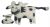 Cow and Calf - Felt Cushions - black/white