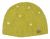 Moss stitch bow beanie - pure wool - fleece lined - pale green