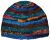 Children's Half fleece lined - electric beanie - multi blue