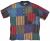 patchwork shirt - short sleeve - multi coloured