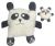 Panda and cub - Felt Cushions - black/white