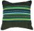 Filled cushion - cotton Gheri Panel - Olive Green