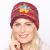 Pure wool - electric - felt flower beanie - ASSORTED colours