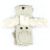 Fleece lined wristwarmer - White dog