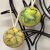 Hand made Felt - Beaded - Large Christmas Bauble - Green/yellow