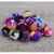 Hand rolled - pure wool - felt balls - assorted swirls