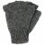 Pure Wool - Fingerless Gloves - Plain - Mid grey