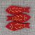 Pure wool - flat fish - red