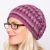 Pure wool - geometric slouch - Berry haze