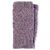 Hand knit - NAYA - weave wristwarmer - heather pale