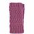 Hand knit - NAYA - weave wristwarmer - heather pink