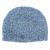 Pure wool - plain beanie - pepper grey
