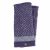 Pure wool - zigzag heather wristwarmer - purple