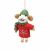 Handmade Christmas - Wool Felt Hanging Decoration - Mouse with red jumper