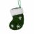 Hand made Felt - Mini Christmas Stocking Decoration - Green