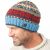 Pure Wool - Fair Isle Beanie - Coral