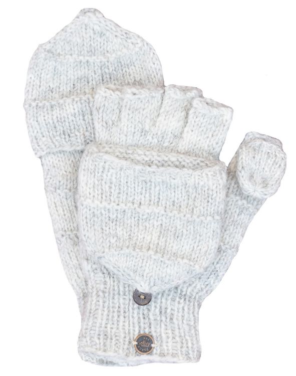 Classic - plain mitt - pale grey