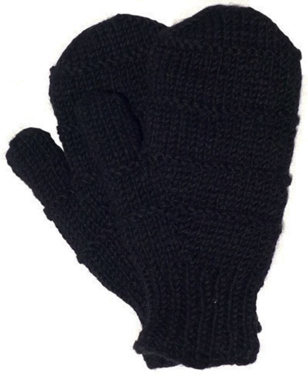 Fleece lined mittens - Ridge - Black