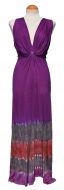 ***SPECIAL SALE PRICE*** - Twist Front Long Dress - Purple