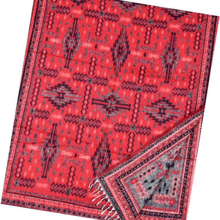 New pattern shawl - red
